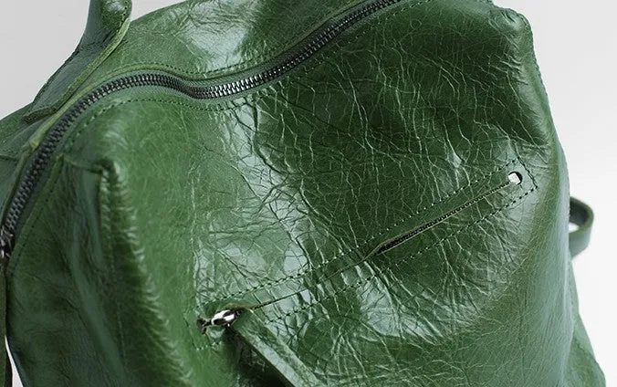 Handmade Vintage LEATHER WOMEN Backpack School Backpack FOR WOMEN