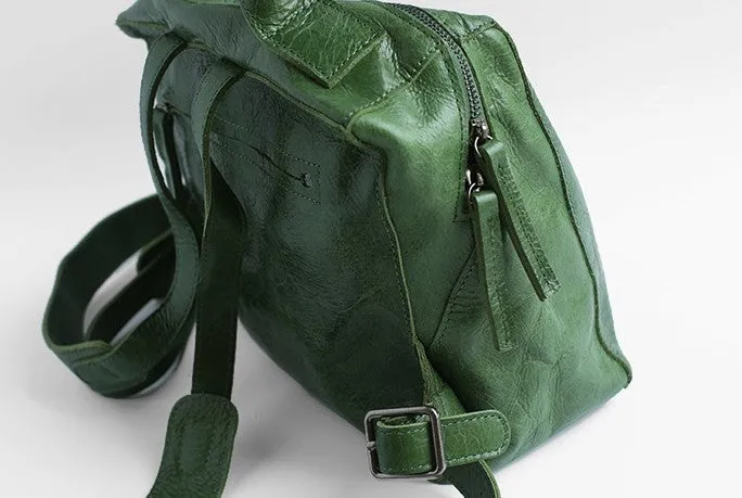 Handmade Vintage LEATHER WOMEN Backpack School Backpack FOR WOMEN