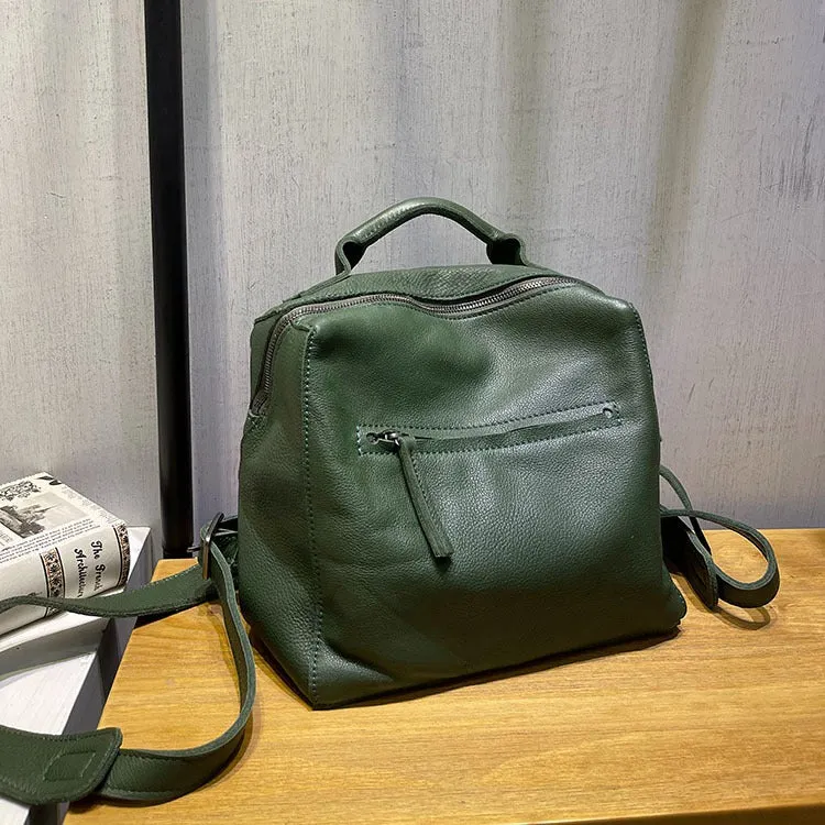 Handmade Vintage LEATHER WOMEN Backpack School Backpack FOR WOMEN
