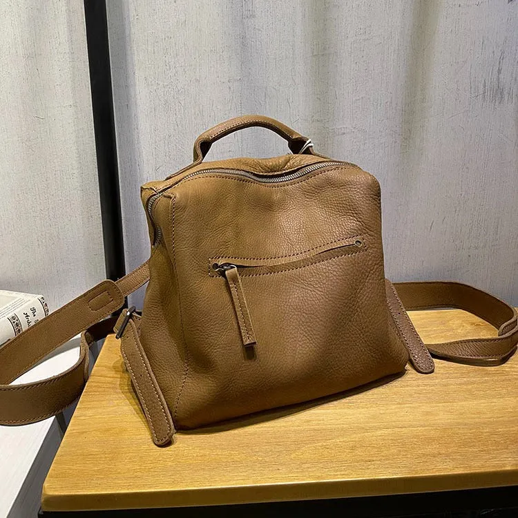 Handmade Vintage LEATHER WOMEN Backpack School Backpack FOR WOMEN