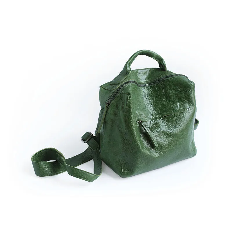 Handmade Vintage LEATHER WOMEN Backpack School Backpack FOR WOMEN