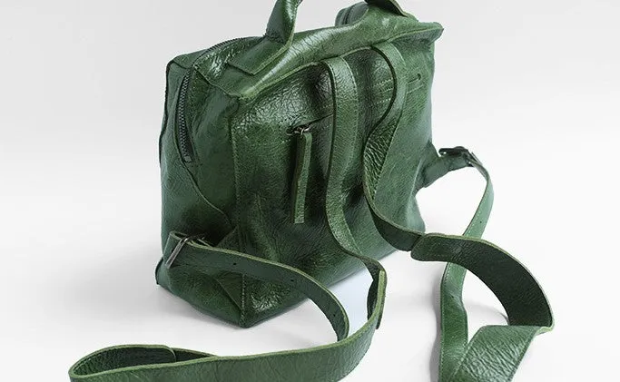 Handmade Vintage LEATHER WOMEN Backpack School Backpack FOR WOMEN