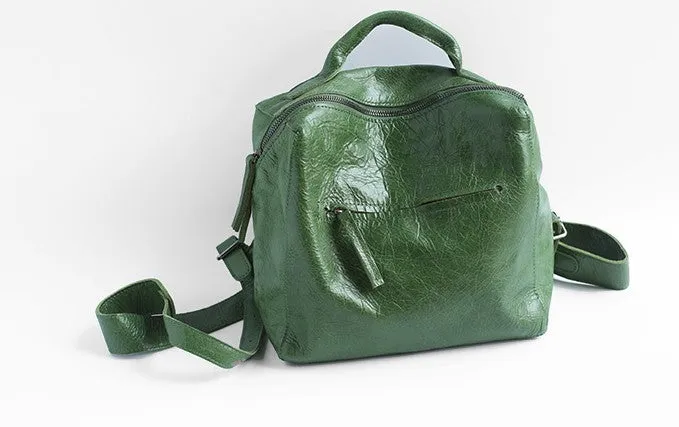Handmade Vintage LEATHER WOMEN Backpack School Backpack FOR WOMEN
