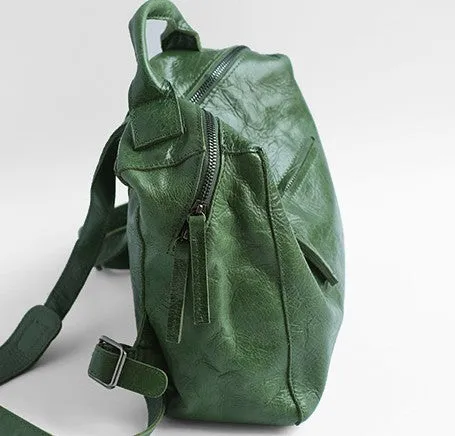 Handmade Vintage LEATHER WOMEN Backpack School Backpack FOR WOMEN