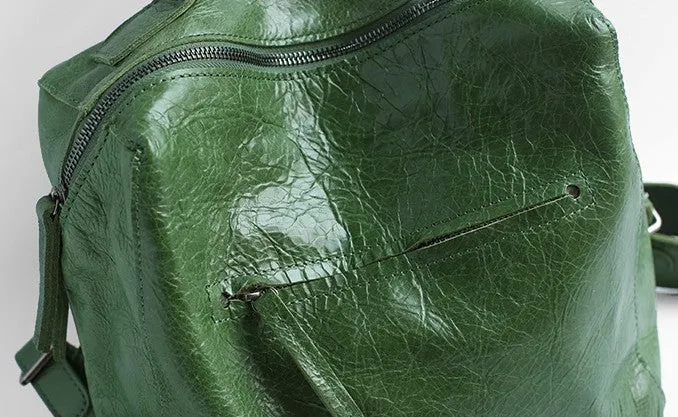 Handmade Vintage LEATHER WOMEN Backpack School Backpack FOR WOMEN