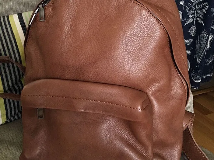 Handmade Vintage Soft LEATHER WOMEN Backpack School Backpack FOR WOMEN
