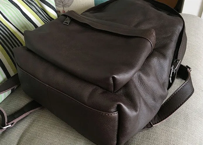 Handmade Vintage Soft LEATHER WOMEN Backpack School Backpack FOR WOMEN