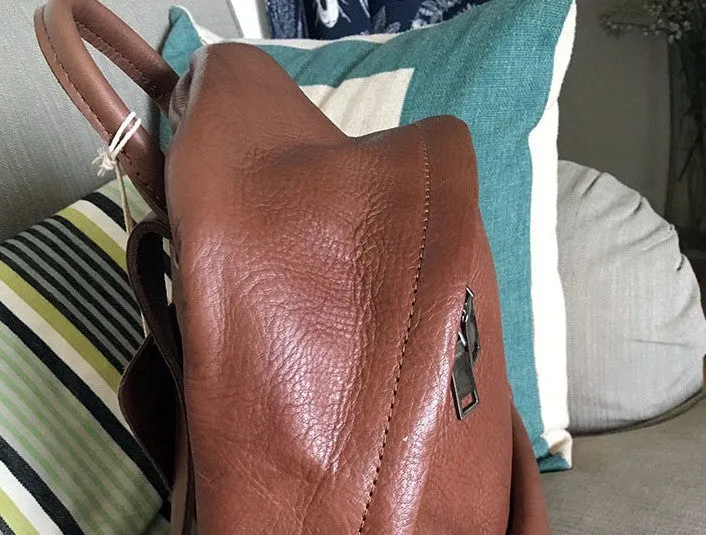Handmade Vintage Soft LEATHER WOMEN Backpack School Backpack FOR WOMEN