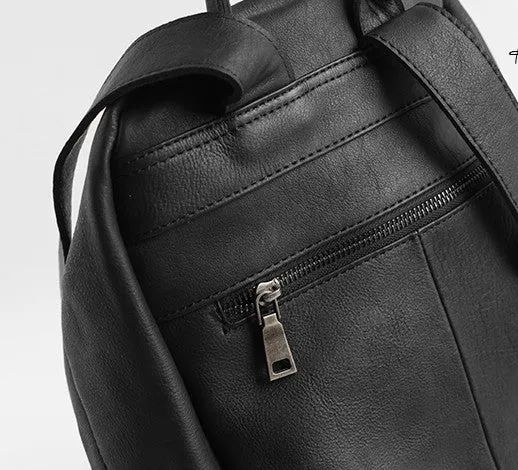 Handmade Vintage Soft LEATHER WOMEN Backpack School Backpack FOR WOMEN