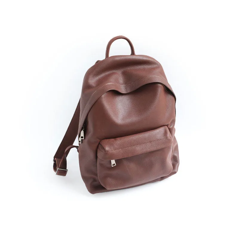 Handmade Vintage Soft LEATHER WOMEN Backpack School Backpack FOR WOMEN