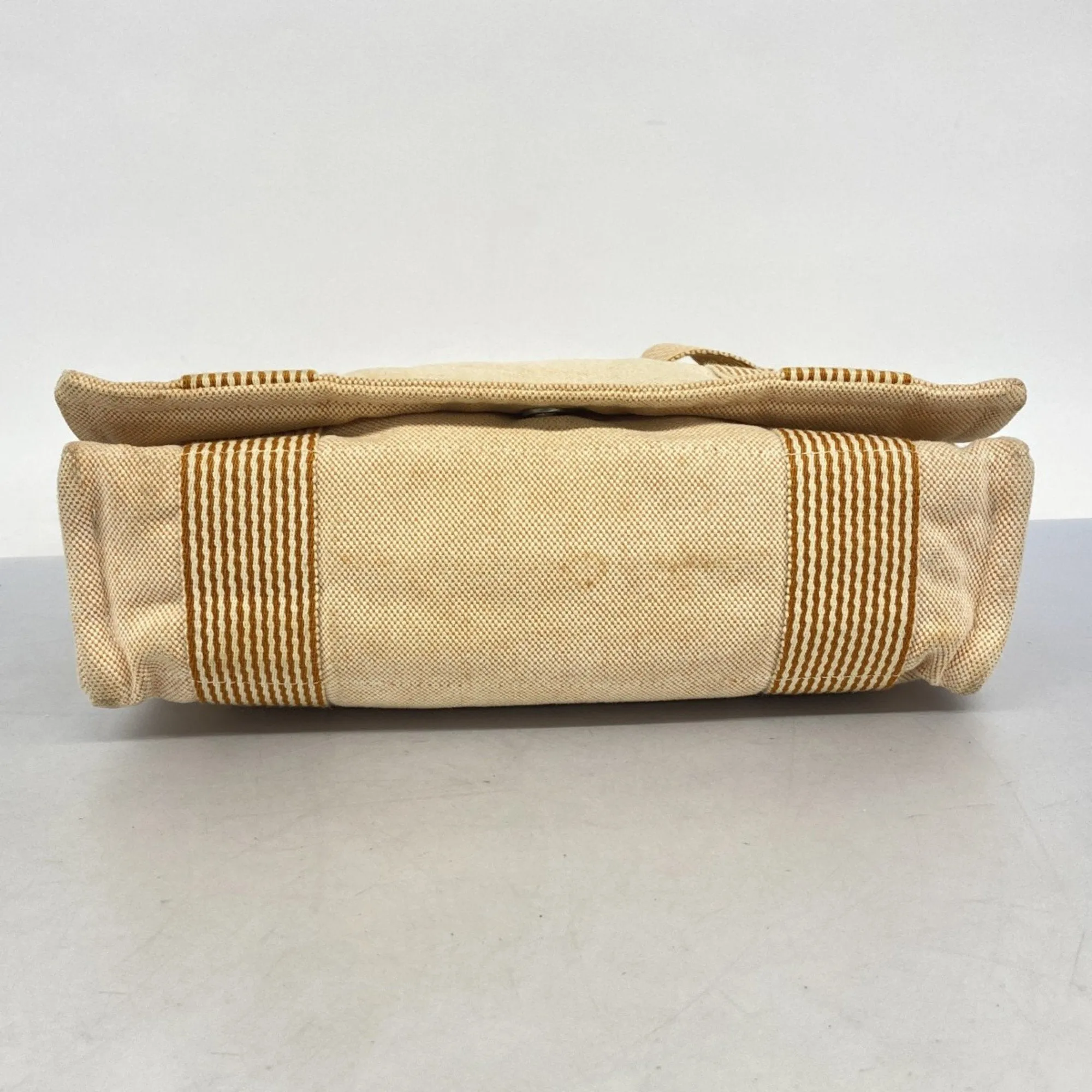 Hermes Canvas Shoulder Bag (Pre-Owned)