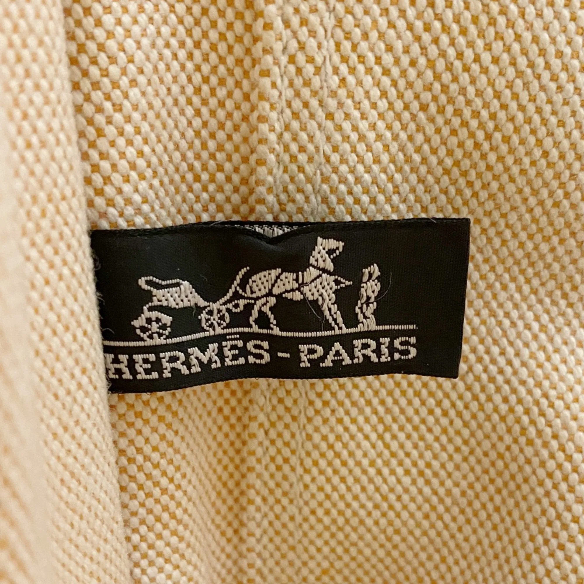 Hermes Canvas Shoulder Bag (Pre-Owned)