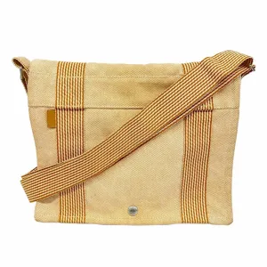 Hermes Canvas Shoulder Bag (Pre-Owned)