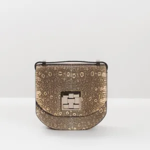 HERM??S - BAG MOSA?QUE 18 LIZARD  SILVER HARDWARE