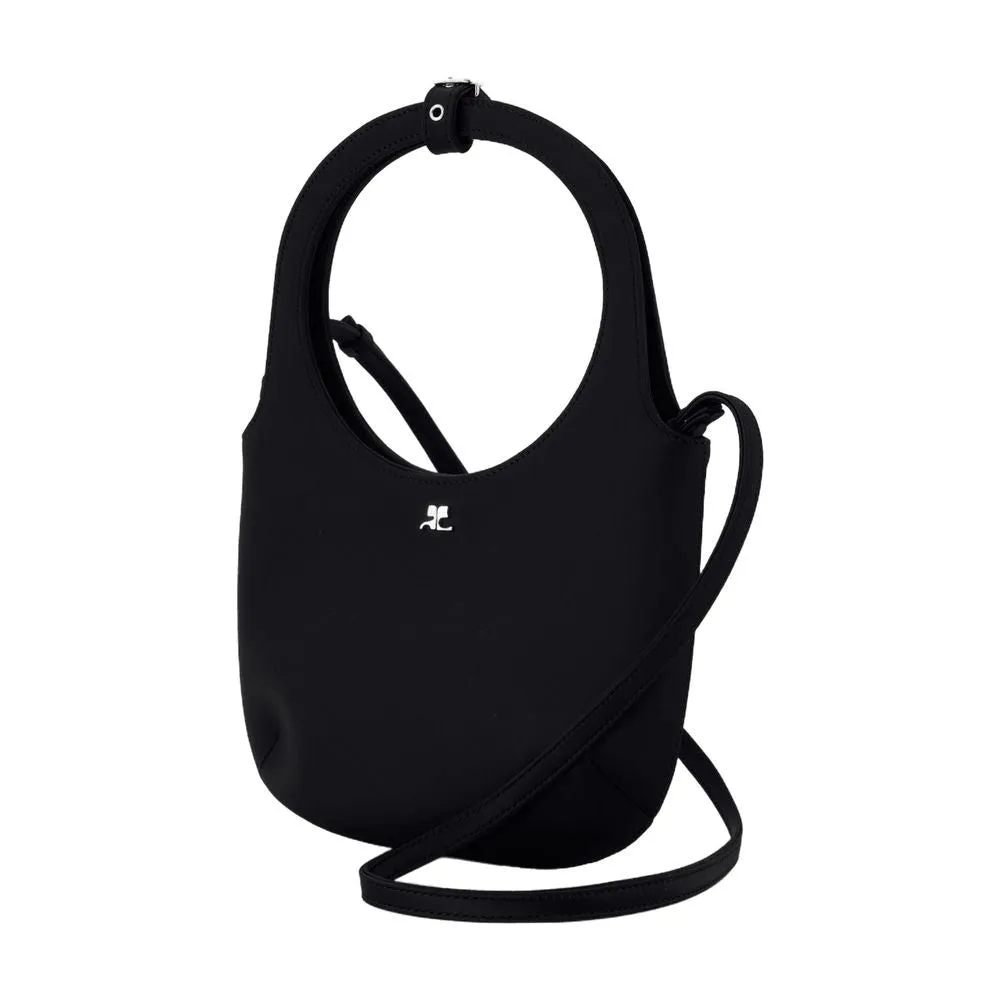 Holy Shoulder Bag - Satin - Black