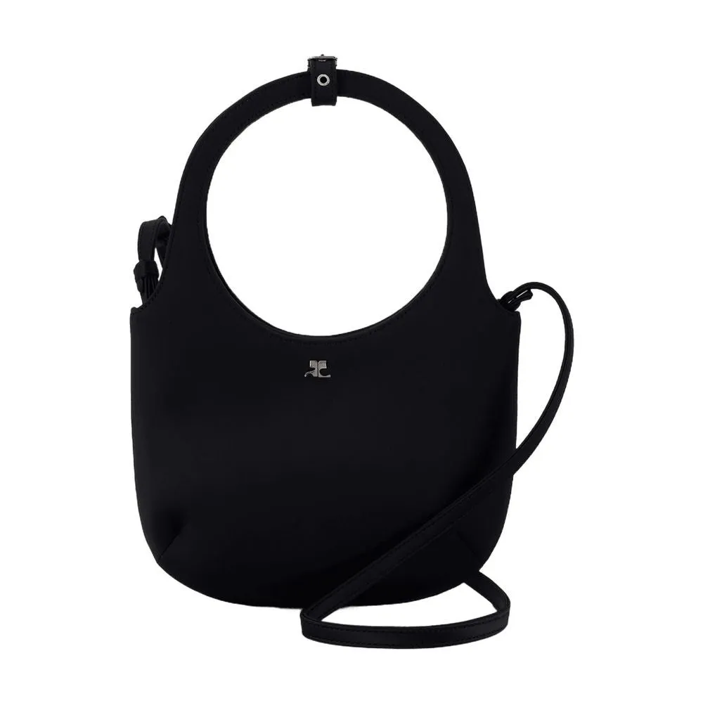 Holy Shoulder Bag - Satin - Black