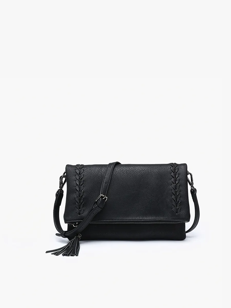 Isadora Vegan Dist Whipstitch Crossbody