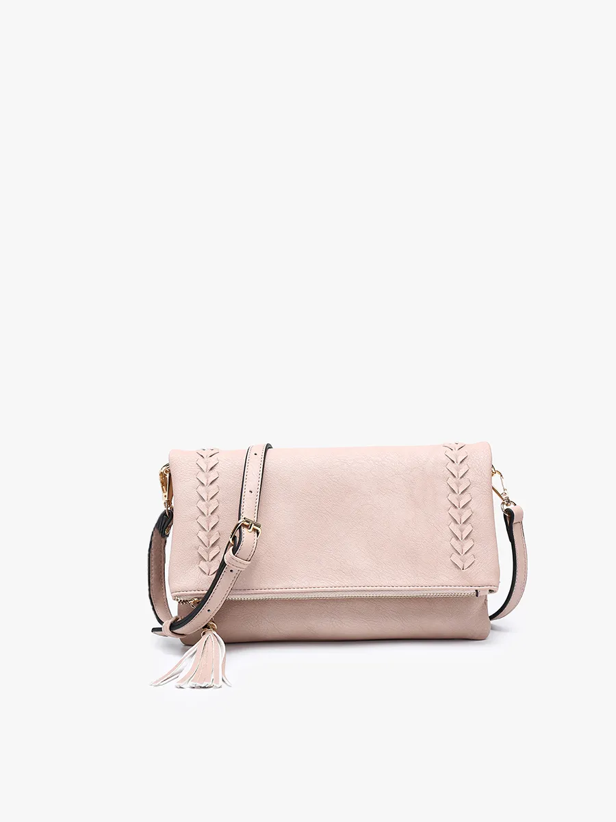 Isadora Vegan Dist Whipstitch Crossbody