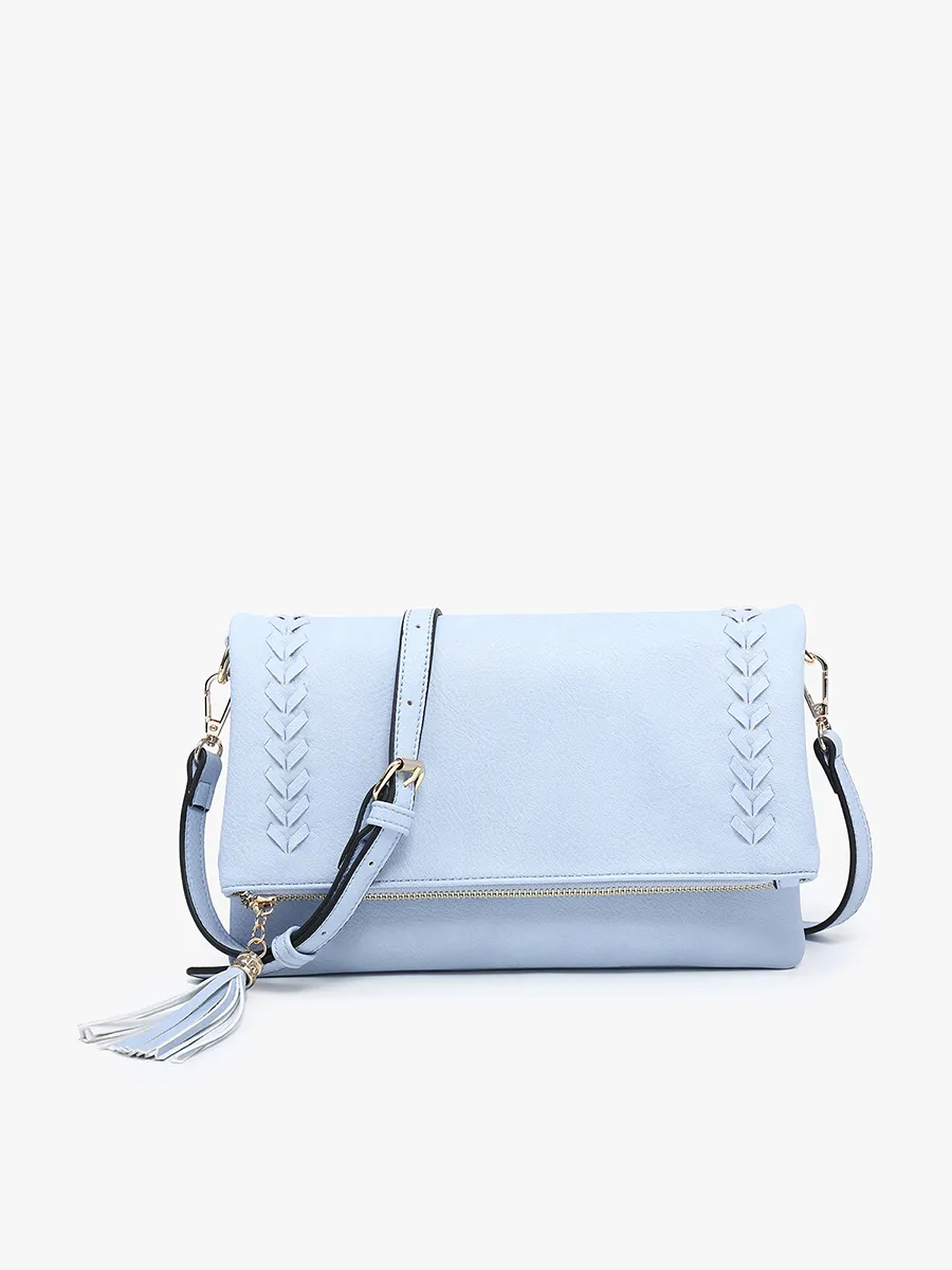 Isadora Vegan Dist Whipstitch Crossbody