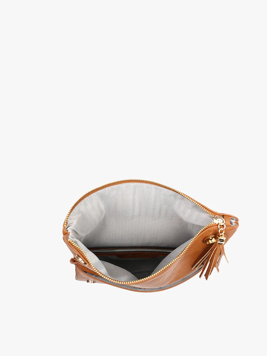 Isadora Vegan Dist Whipstitch Crossbody