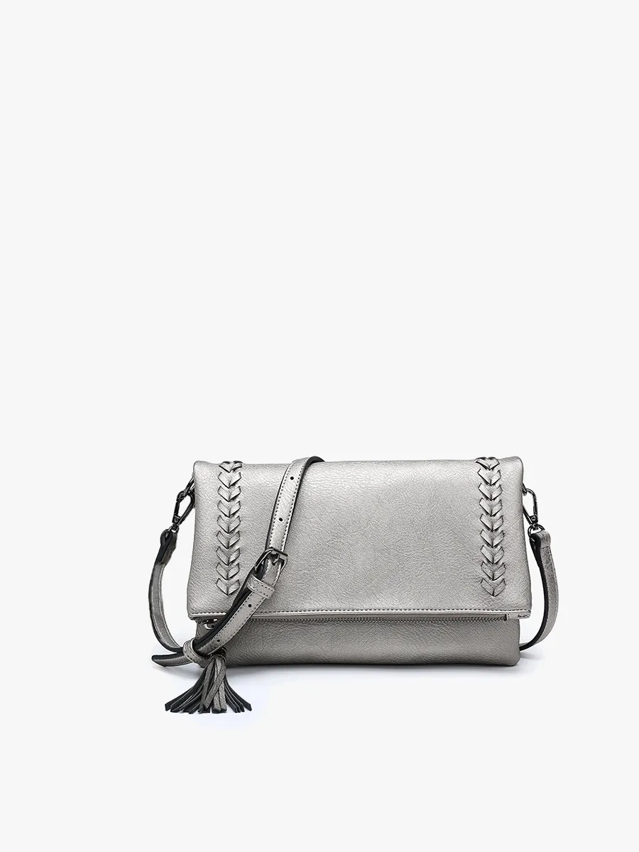 Isadora Vegan Dist Whipstitch Crossbody