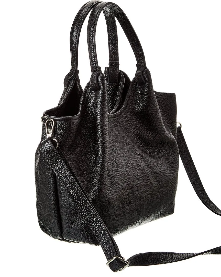 Italian Leather Top Handles Bag