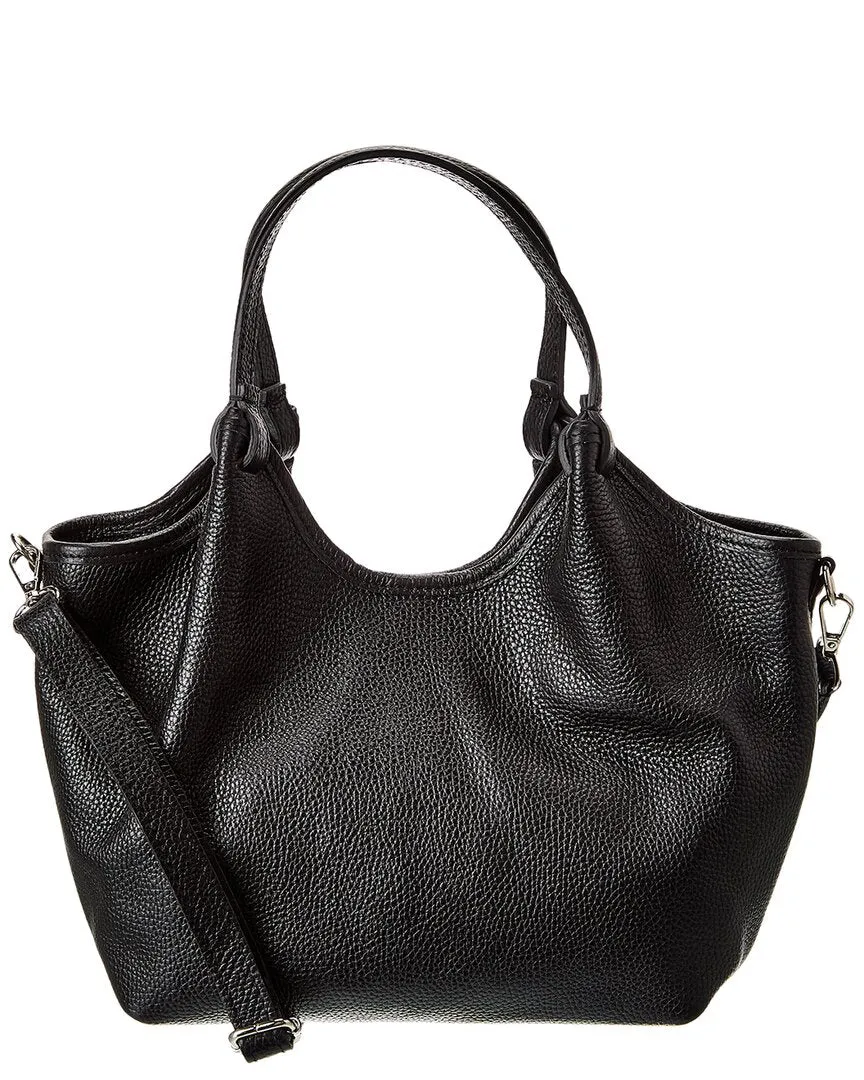 Italian Leather Top Handles Bag