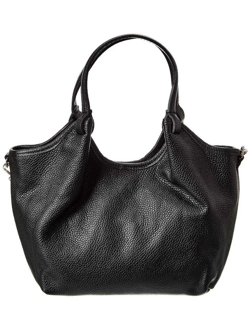 Italian Leather Top Handles Bag