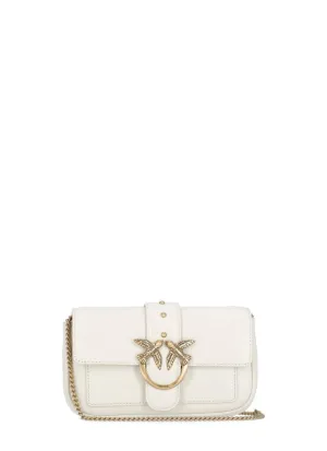 Ivory Leather Shoulder Bag