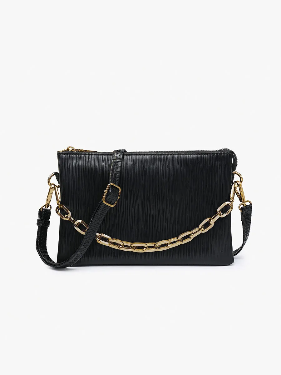 Izzy Vegan Textured Crossbody