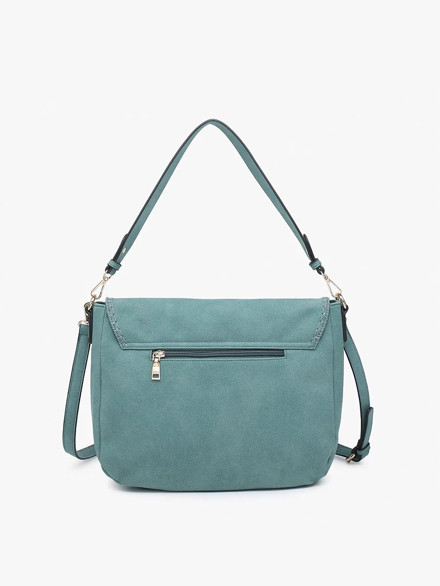 Jess Vegan Stitched Shoulder Bag