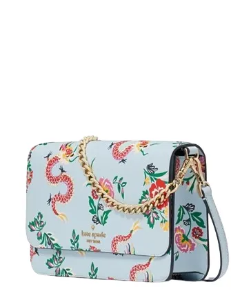 Kate Spade New York Dragon Printed Flap Crossbody