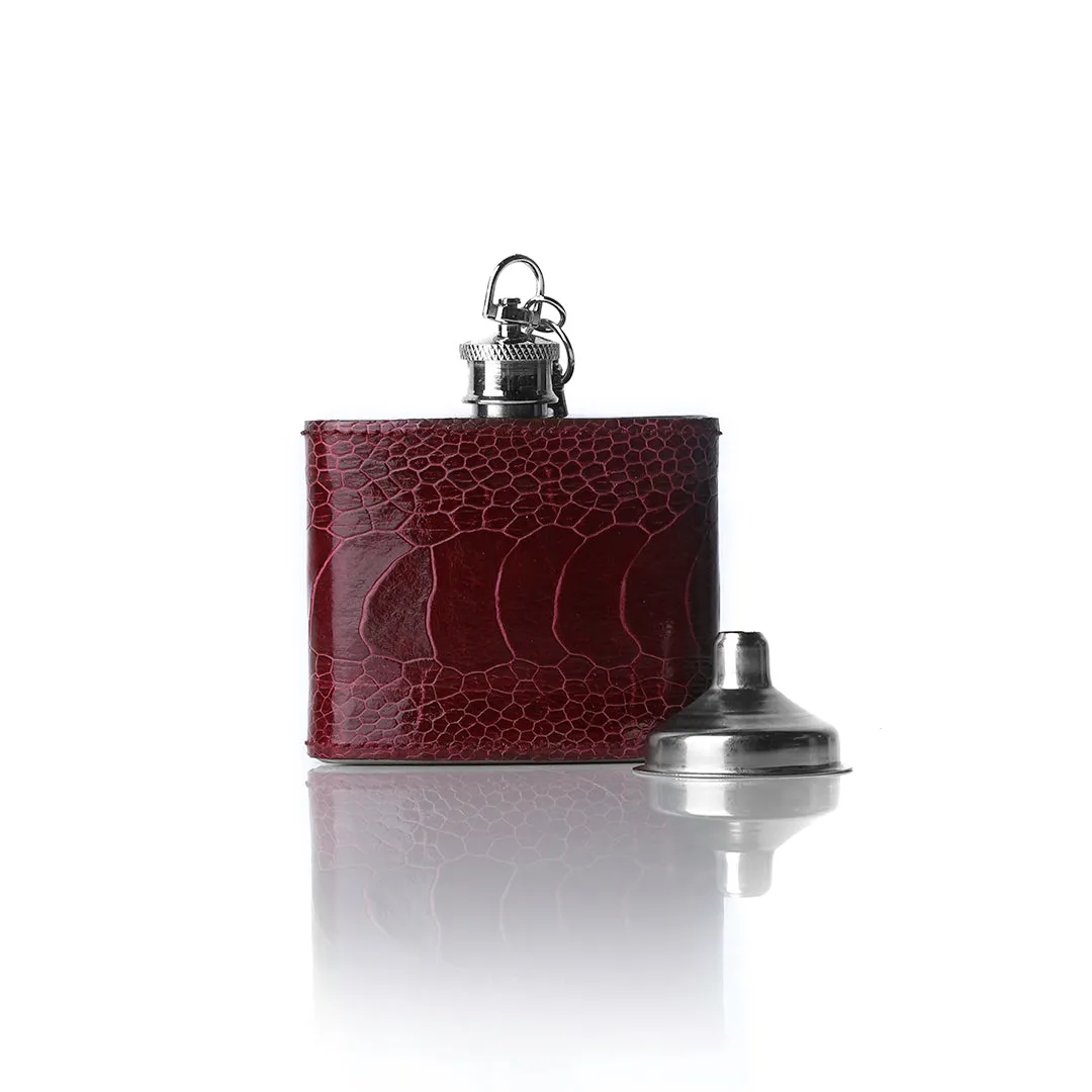 Key Chain Flask, 2 Oz. Wine O.L.