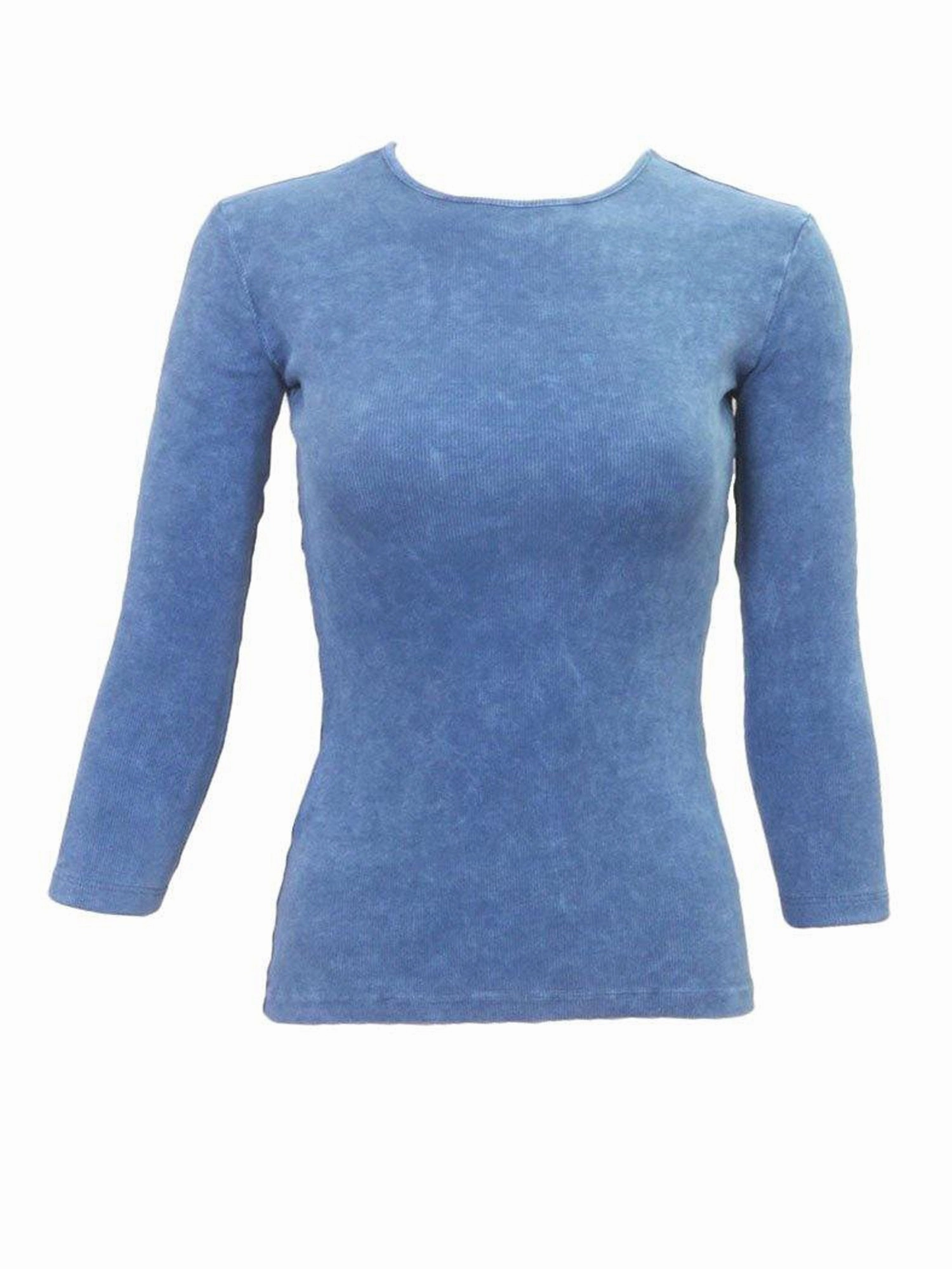 Kiki Riki 3/4 Sleeve Ribbed Shirt