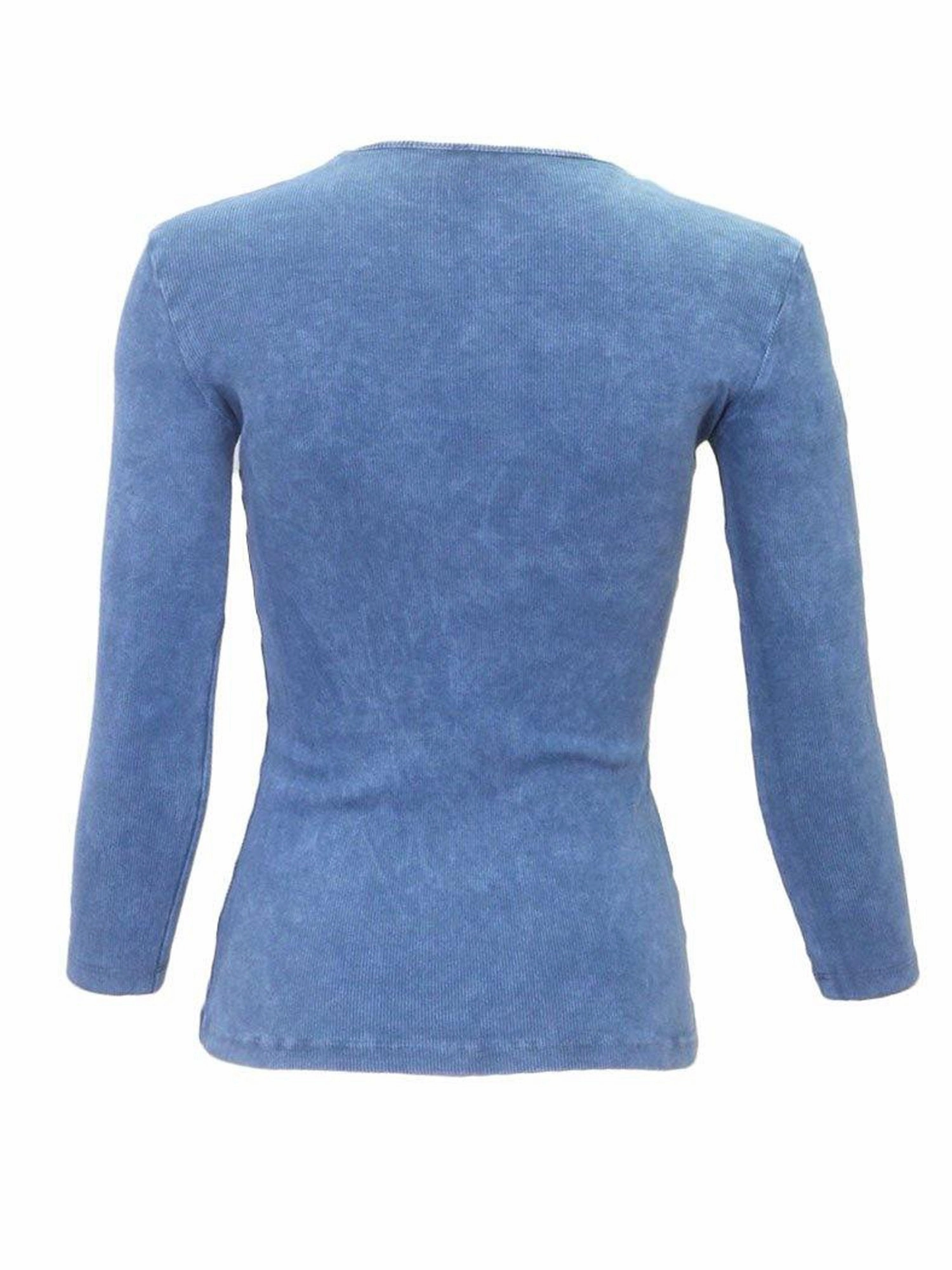 Kiki Riki 3/4 Sleeve Ribbed Shirt