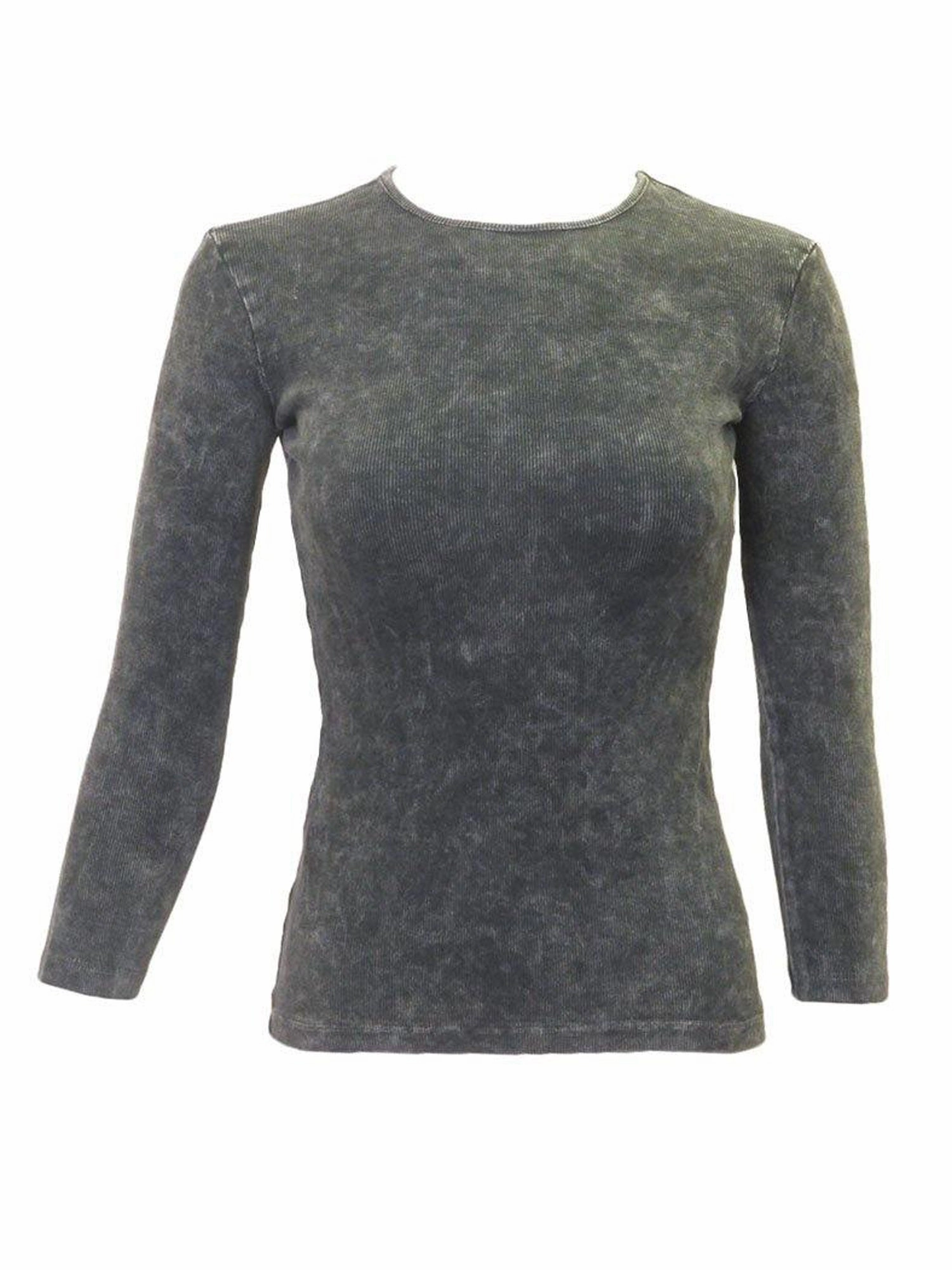 Kiki Riki 3/4 Sleeve Ribbed Shirt