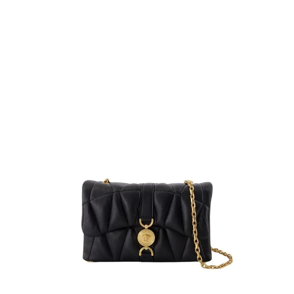 Kleio Mini Shoulder Bag - Leather - Black