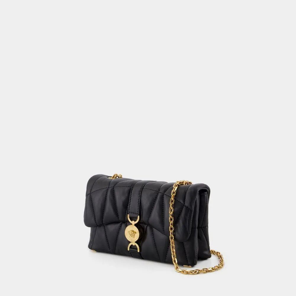 Kleio Mini Shoulder Bag - Leather - Black