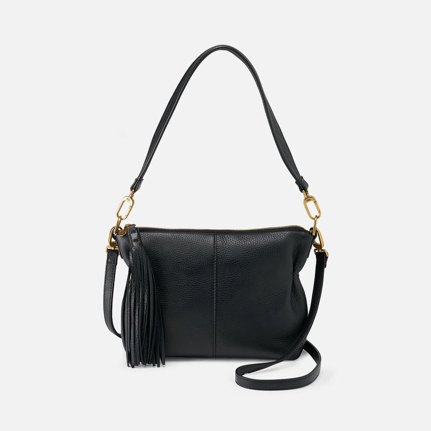 Kori Crossbody In Pebbled Leather - Black