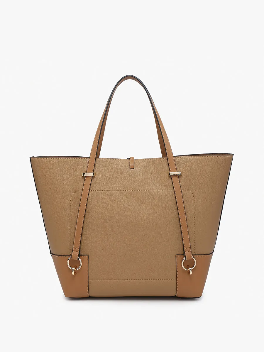 Kya Vegan Contrast Tote