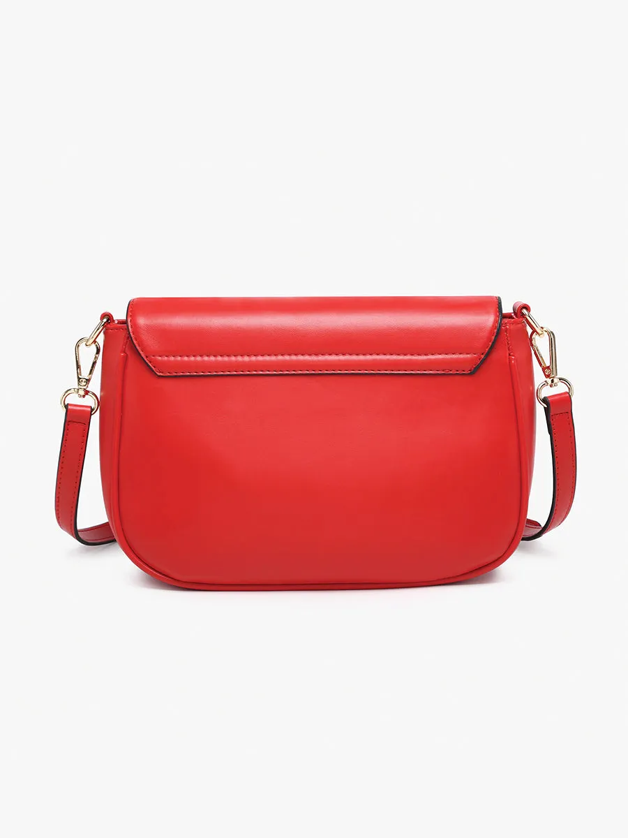 Lindsay Vegan Dual Zip Crossbody