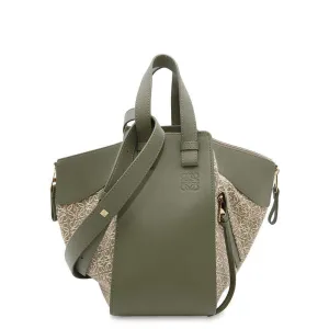 Loewe  Canvas Leather Handbag Shoulder Bag (Pre-Owned)