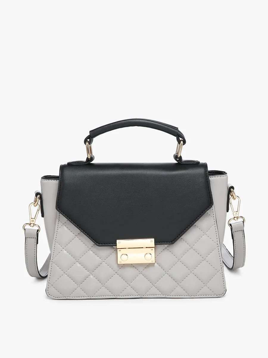 Lou Vegan Square Quilted Crossbody