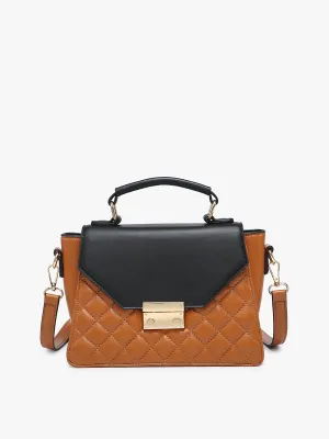 Lou Vegan Square Quilted Crossbody