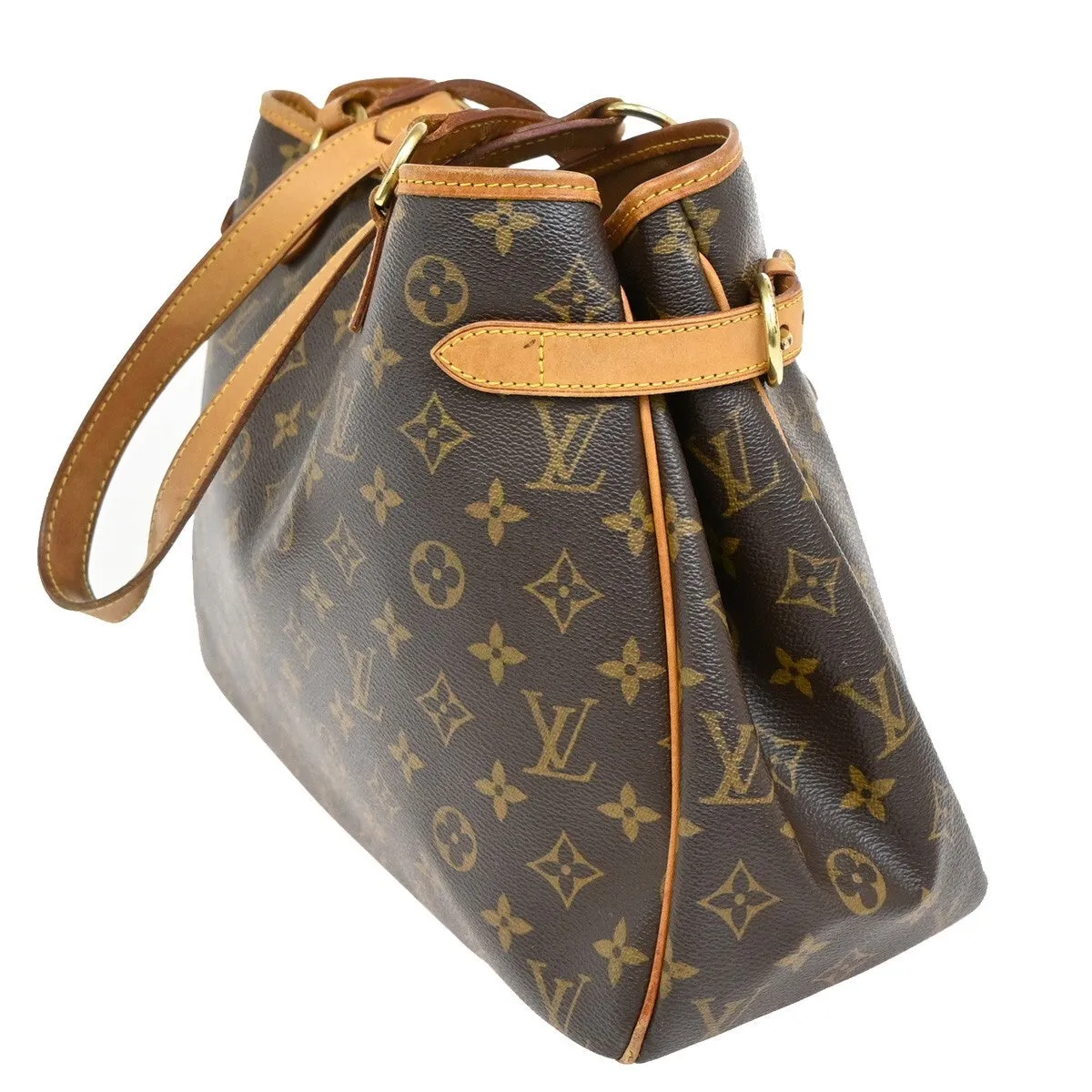 Louis Vuitton Batignolles Canvas Shoulder Bag (Pre-Owned)
