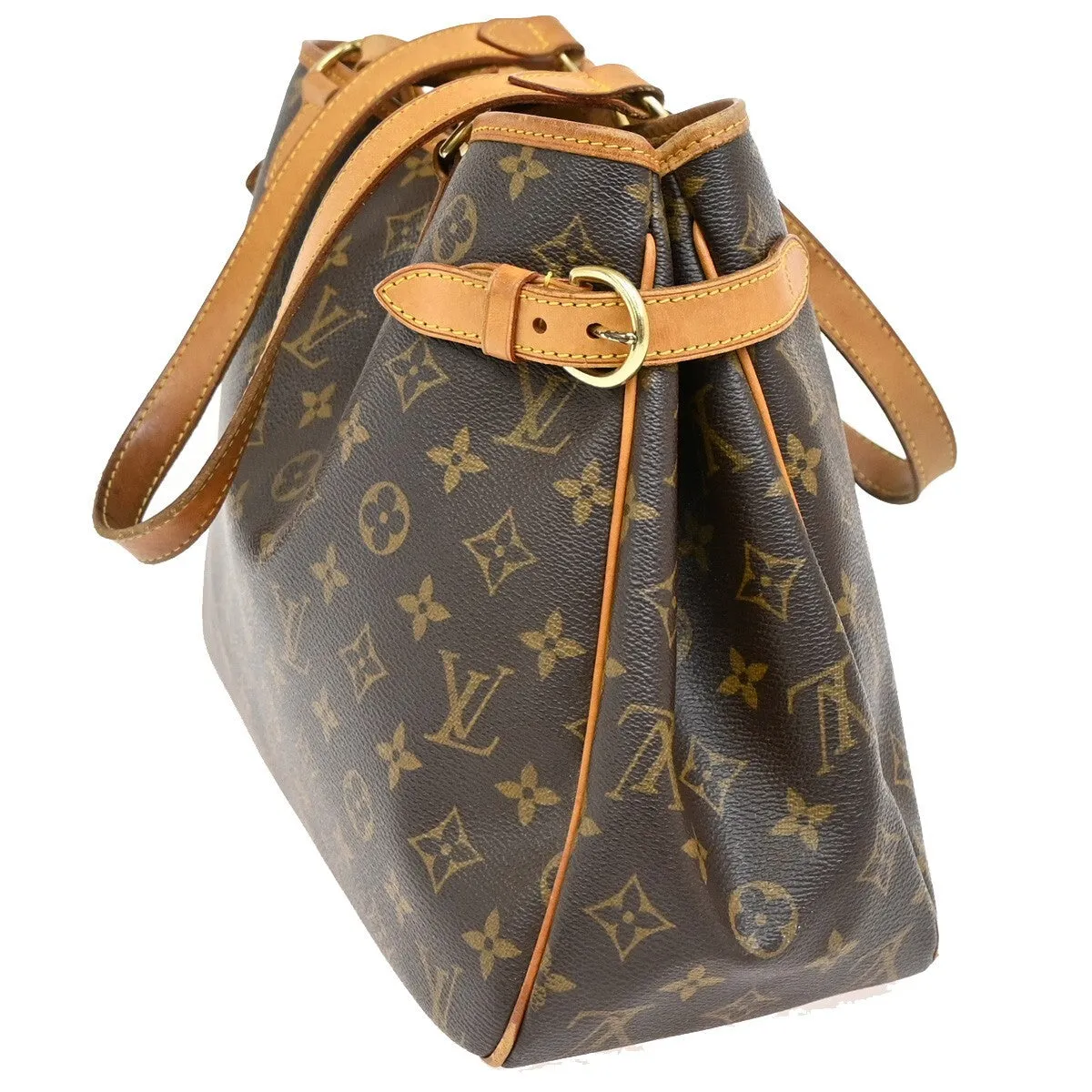 Louis Vuitton Batignolles Canvas Shoulder Bag (Pre-Owned)