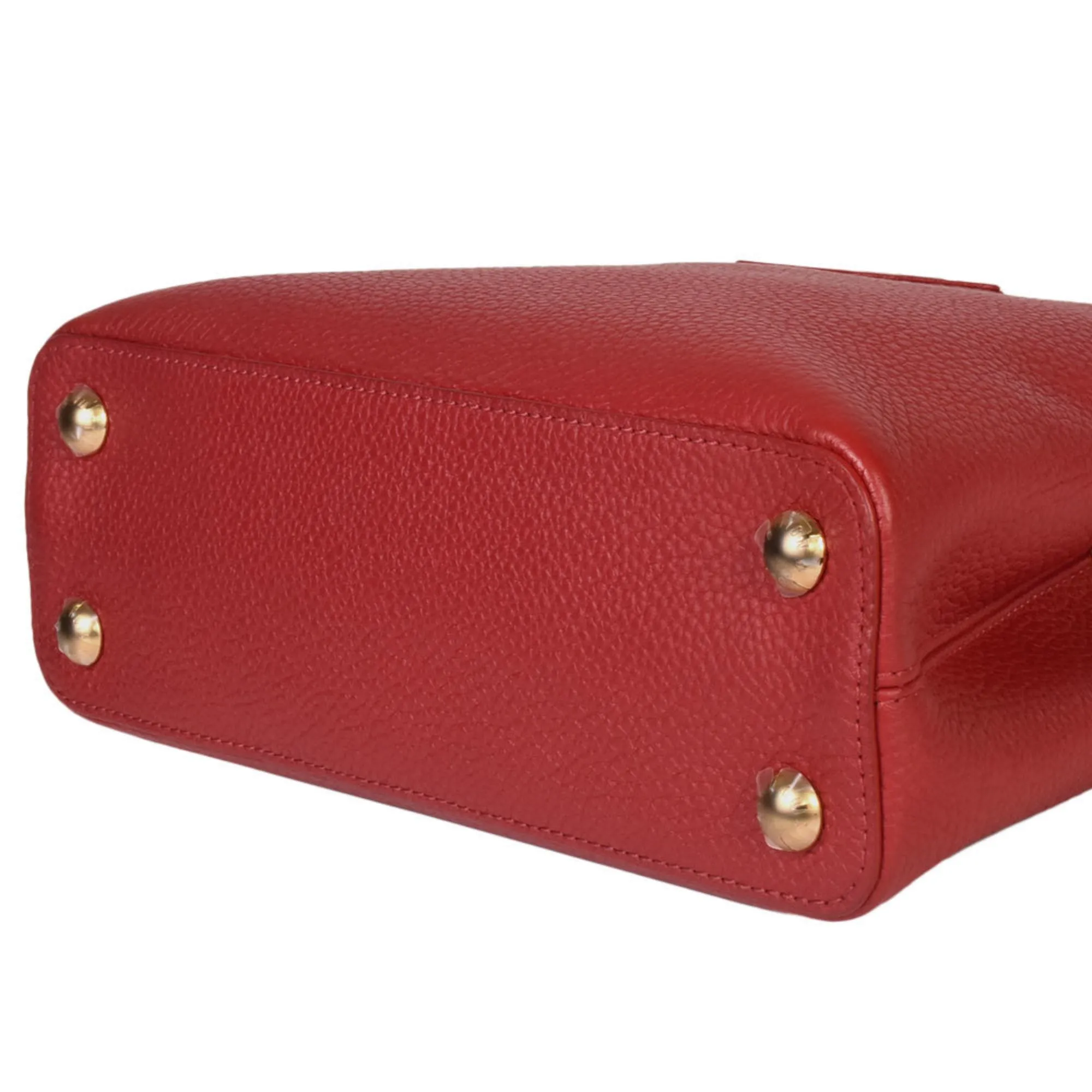 Louis Vuitton Color Sacrlet Leather Handbag Shoulder Bag (Pre-Owned)