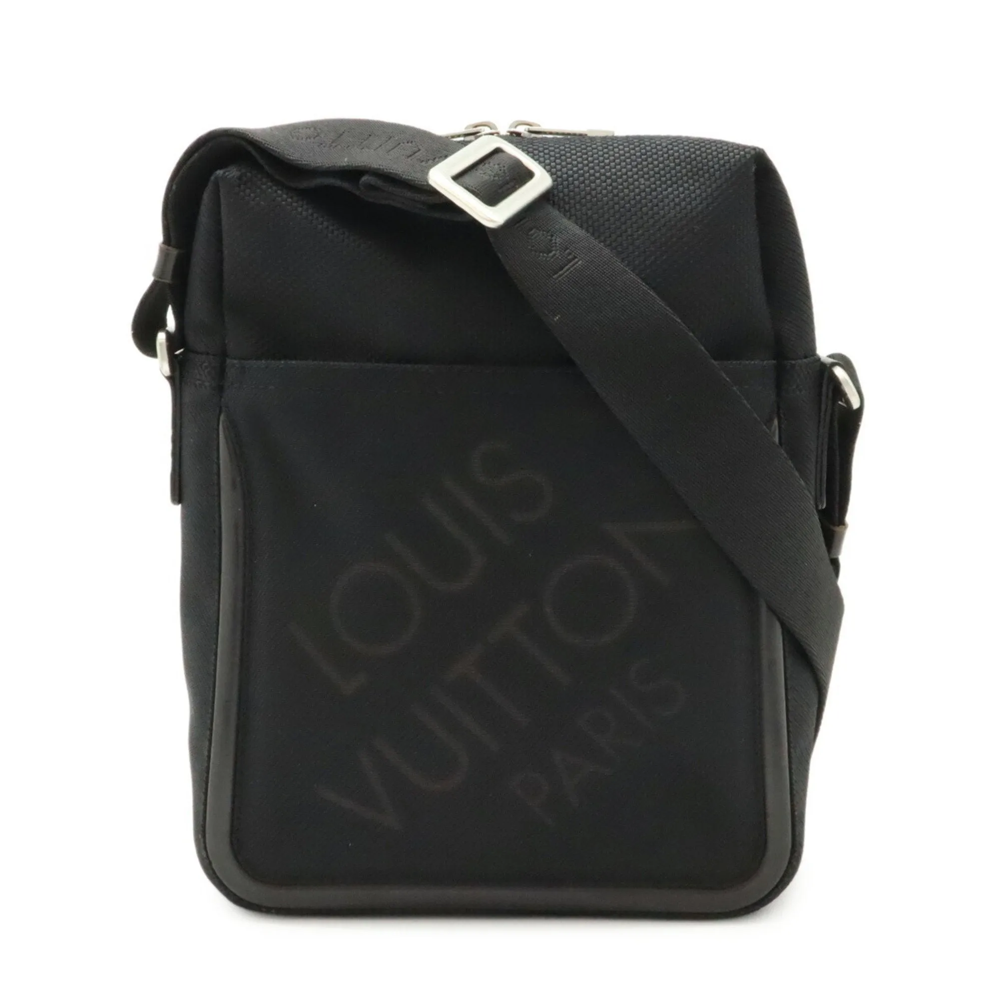 Louis Vuitton Damier Geant Noir Damier Geant Leather Shoulder Bag (Pre-Owned)
