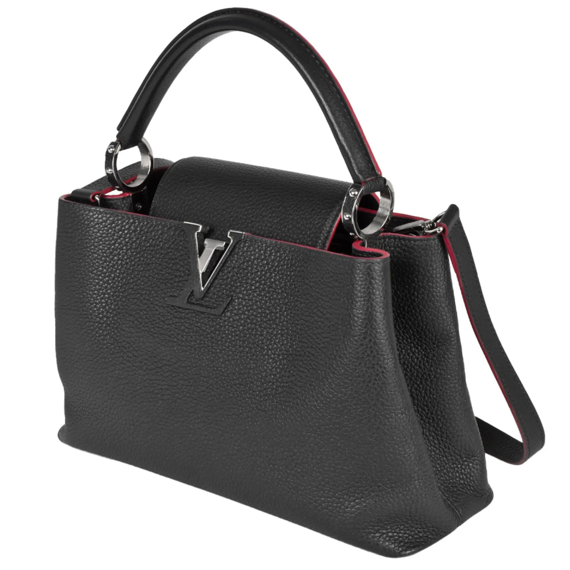 Louis Vuitton Leather Handbag Shoulder Bag (Pre-Owned)