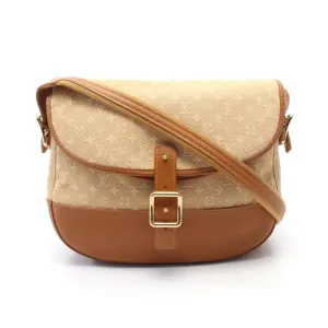 Louis Vuitton Monogram Canvas Leather Shoulder Bag (Pre-Owned)